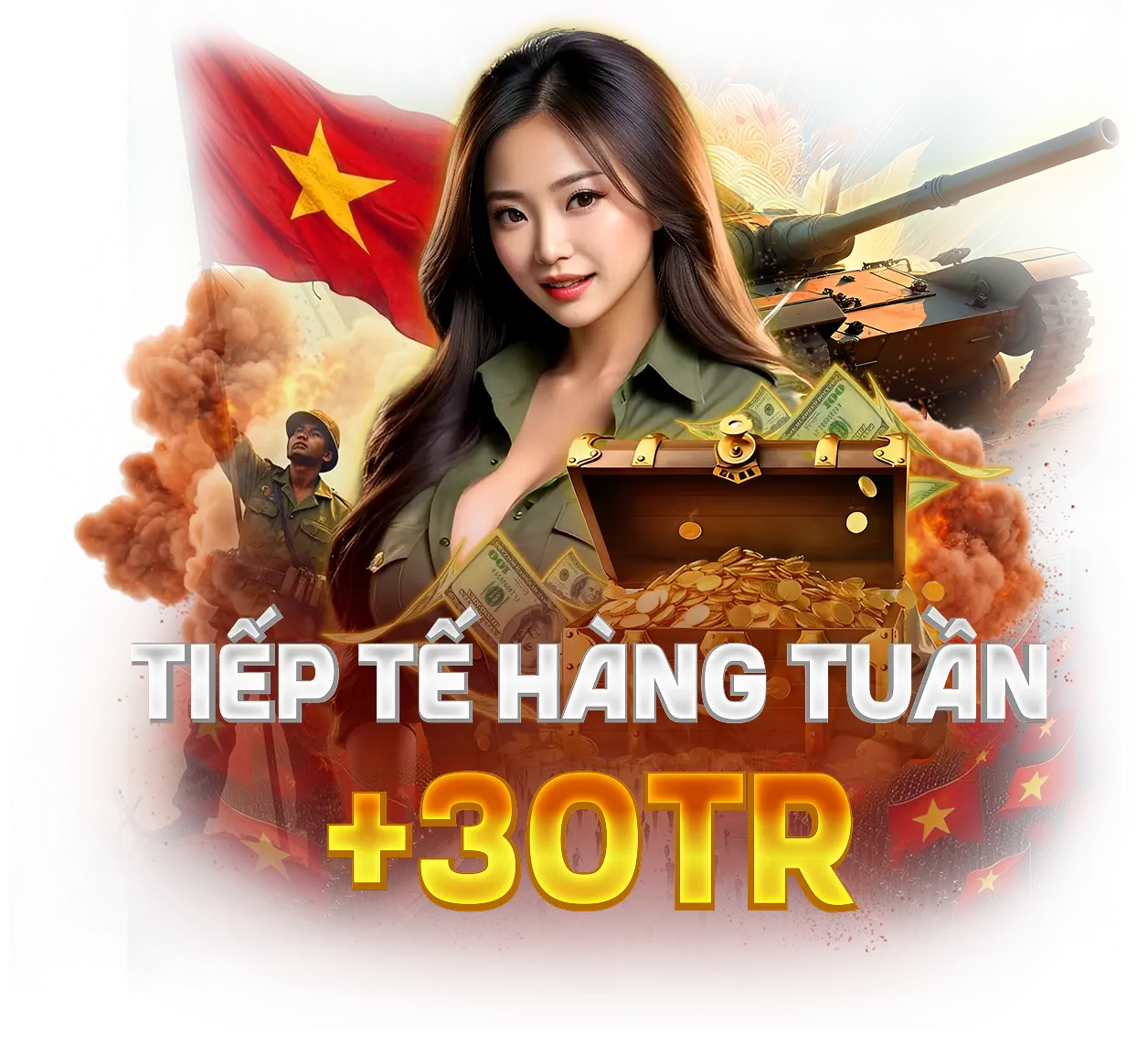 Tiếp tế hàng tuần +30tr